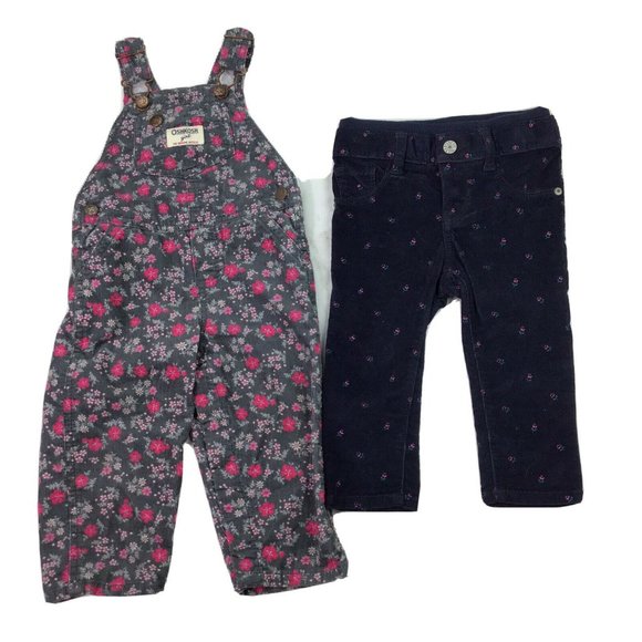 Oshkosh Baby Gap Girls 12 Month Pants Overalls